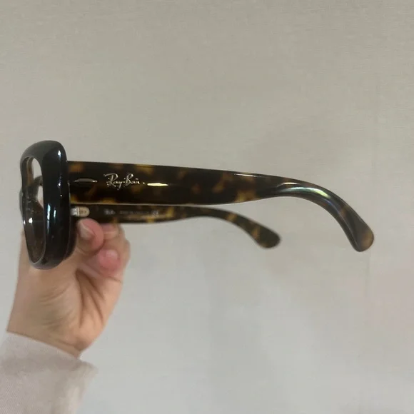 RAY-BAN JACKIE OHH RB4101 710/T5 Italy Brown Tortoise Sunglasses Frame 58-17-135 - Picture 2 of 8